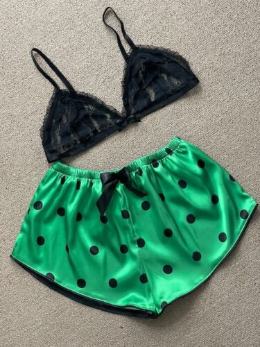 green نیمتنه شلوارک زمرد توپی ( ۵۴۰۹ )